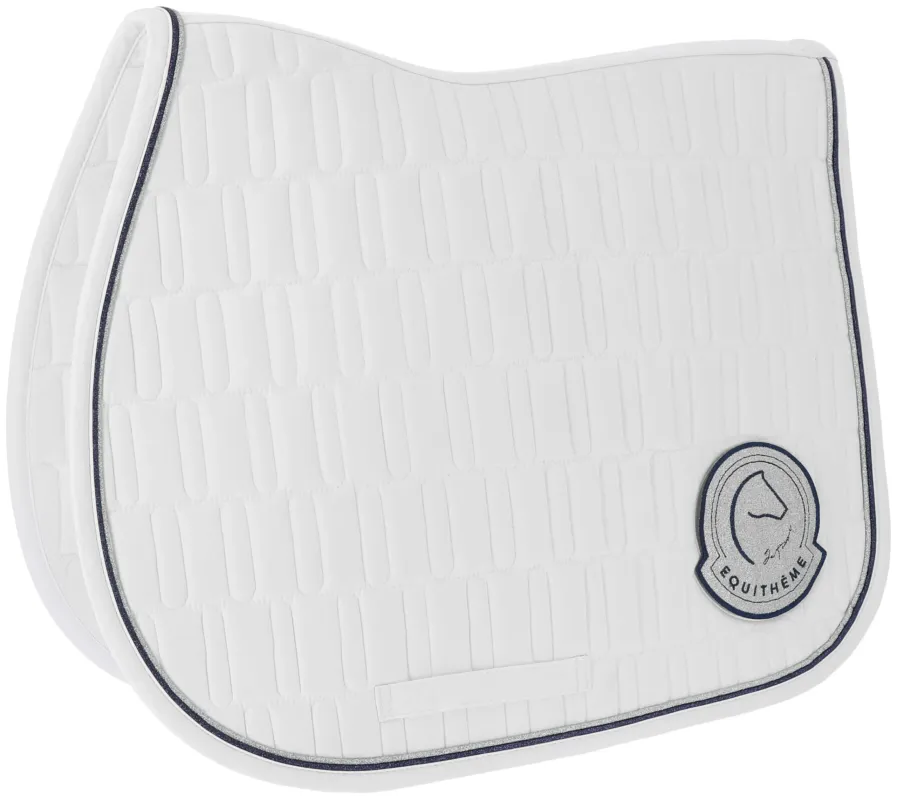 Tapis de selle Je t'aime Equithme Compet - Cheval - Blanc Commander Maintenant