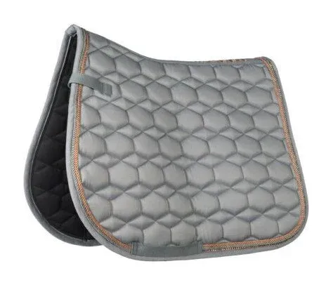 Tapis Rosegold Glamour Style HKM - Dressage - Gris / or rose Vente Flash