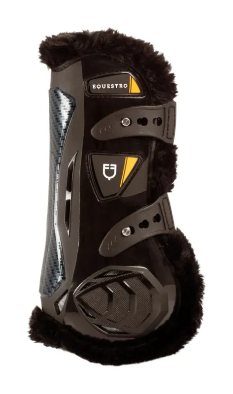Gutres anatomiques avec mouton synthtique Spider Man Equestro - Cob - Marron Solde