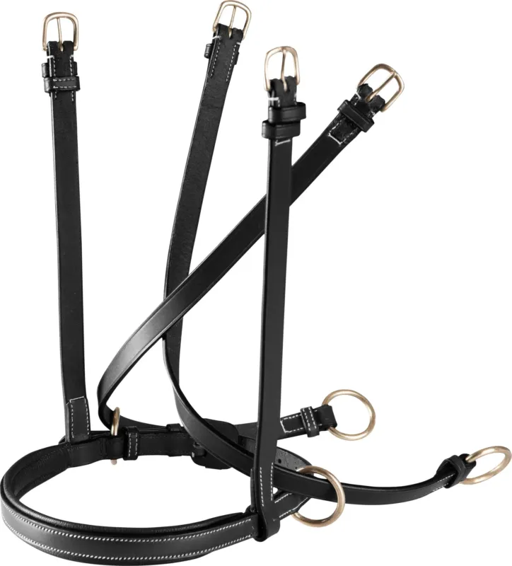 Muserolle bitless Eric Thomas Pro - Noir Petit Prix