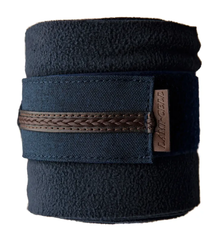 Promotion Bandes de polo Lami-Cell Vintage - Cheval - Bleu marine