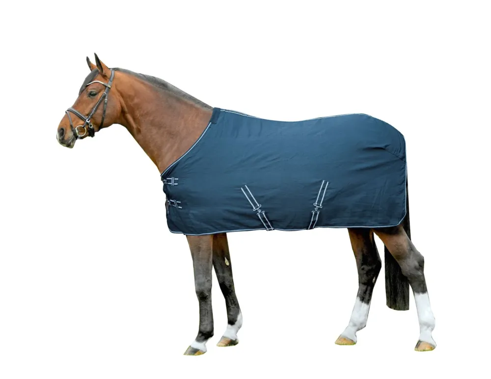 Couverture d't Florida HKM - 165 cm - Bleu fonc Promotion Saisonnire
