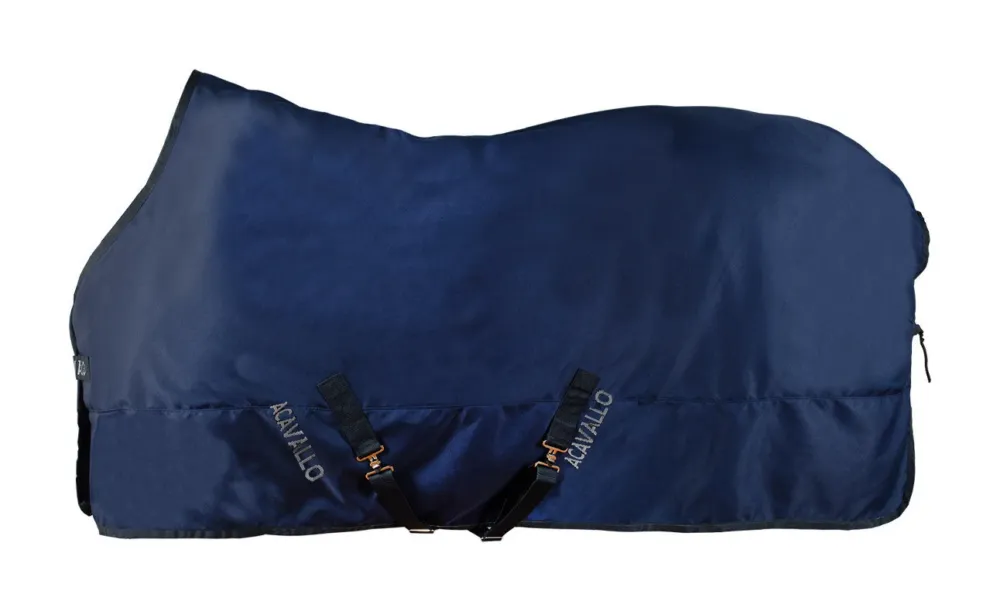 Couverture de box Spring Sheet Acavallo - 145 cm - Marine Commande En Gros