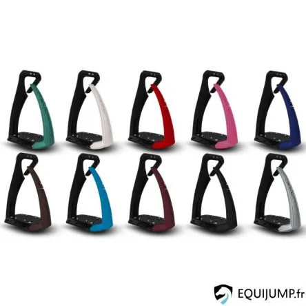 Etriers Soft Up Pro + Free Jump - PEARL RED VELVET Offre Exclusive