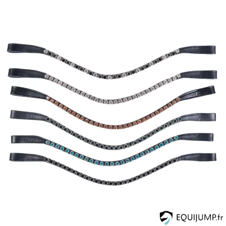 Populaire Frontal -Prcieux- HKM - OR ROSE (ROSE GOLD) - CHEVAL/FULL - NOIR