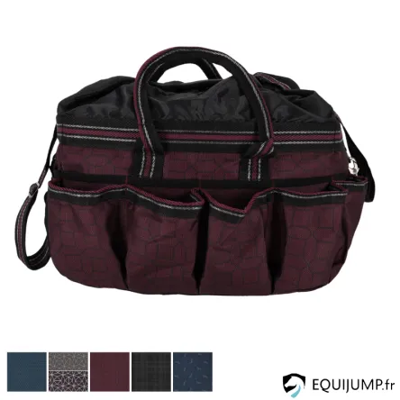 Populaire Sac de Pansage Collection QHP - WINE RED