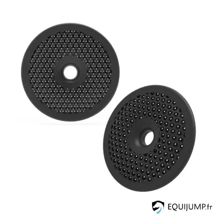 Rondelles De Mors En Gel Horsena - NOIR - S/M Authentique