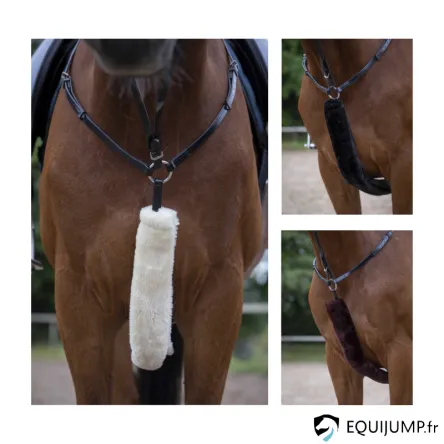 Fourreau Collier de chasse Teddy Equithme - NOIR Usine Directe
