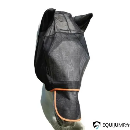 Livraison Gratuite Masque Anti-Mouches Et UV Max Equilibrium – NOIR – XS