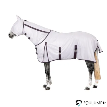 Ensemble Couverture, Couvre Cou et Masque Anti-mouches HORZE La Paz - BLACK PLUM - 145CM Promotion Saisonnire