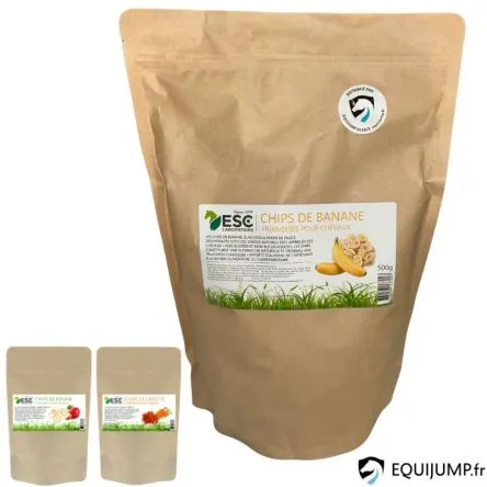 Prix Promo Chips Friandises Sans Sucres Et Naturelles ESC - BANANE