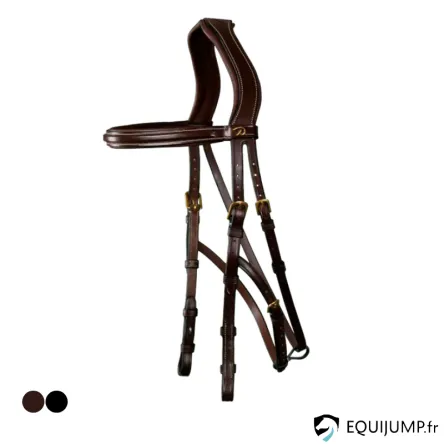 Certifi Bridon Hackamore Dyon D Collection - COB/PUR-SANG - BRUN