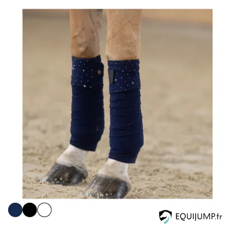 Authentique Bandes de Polo Alpha Delight Equest – MARINE – CHEVAL/FULL
