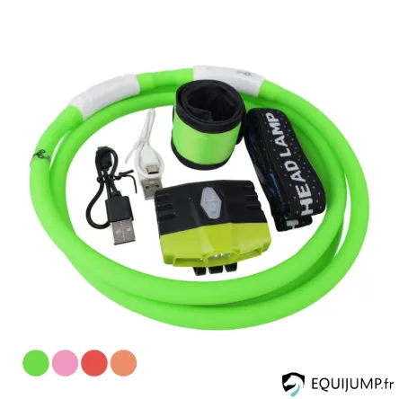 Kit d&rsquo;clairage LED, 3 pices Pour Cheval USG – ROSE Prix Rduit