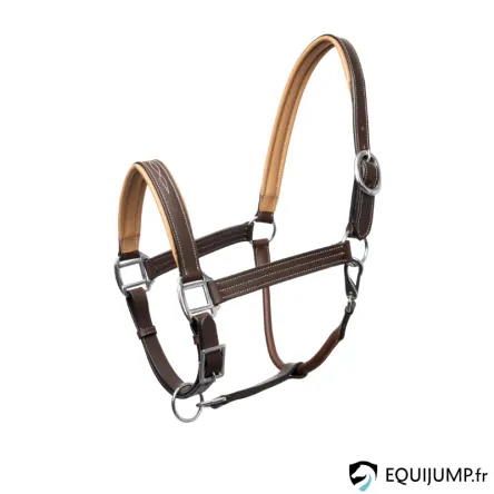 Licol en Cuir Sophistication HORZE - SHETLAND - BRUN/BEIGE Marque
