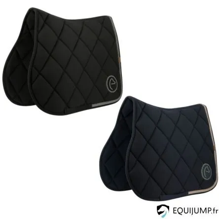 Seulement Aujourdhui Tapis de Selle Badge Strass Equithme – MARINE – CHEVAL/FULL