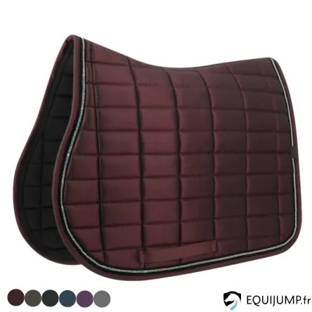 Tapis de Selle Domino Equithme – BLEU – CHEVAL/FULL Meilleure Vente