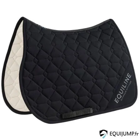 Tapis De Selle Gruseg Noir Equiline# Offre Du Jour