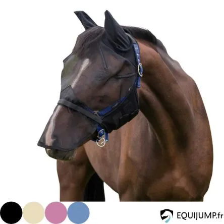 Commander Vite Masque Anti-Mouches Avec Nez Dtachable QHP – BEIGE/NOIR – PONEY