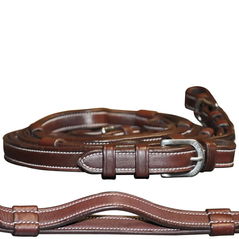 Acheter Direct Rnes cuir  poignes Flags & Cup – Cheval – Marron