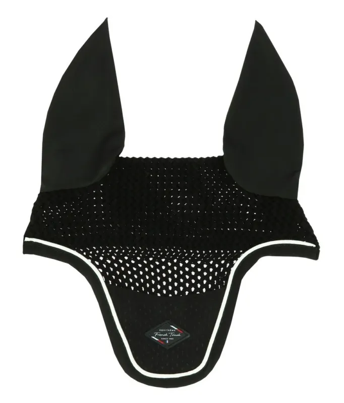 Dernier Modle Bonnet chasse-mouches Equithme French Touch - Cheval - Noir