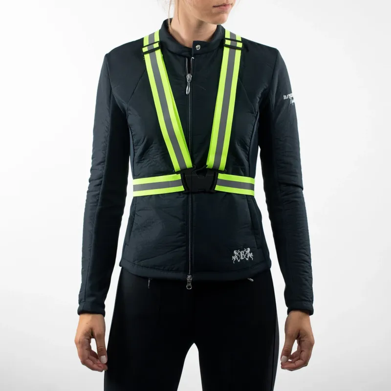 Retour Gratuit Gilet rglable bandes rflchissantes Horze - Jaune