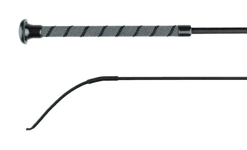 Usine Directe Cravache de dressage Sure Grip Horze – 120 – Noir