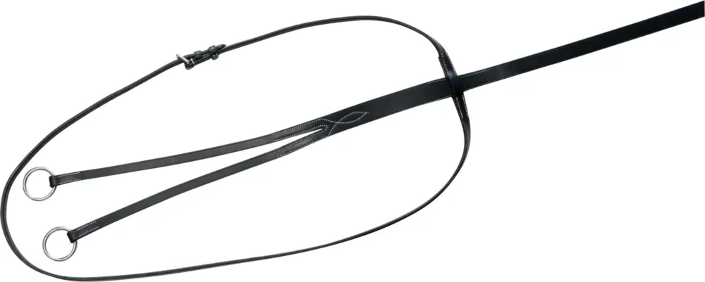 Martingale anneaux Eric Thomas Pro - Poney - Noir Soldes