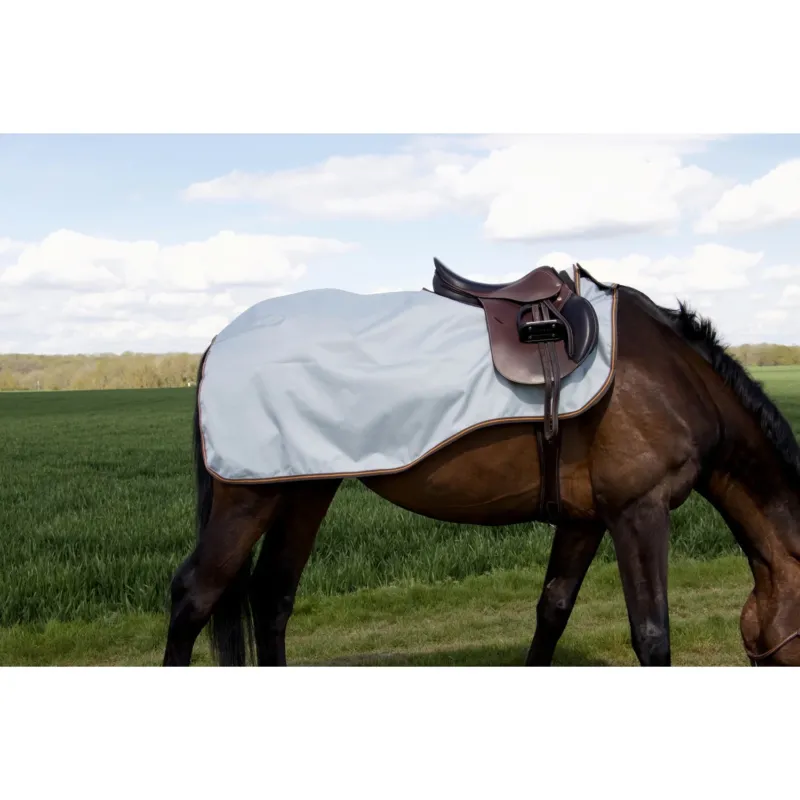Couvre-reins rflchissant doubl T de T - 155 cm - Gris / orange Jusqu puisement Des Stocks