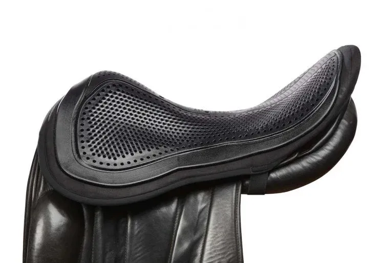 Promotion Couvre siege amortisseur Acavallo Gel Out 10 mm - Dressage - M - Noir