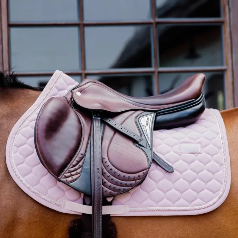 Vente Flash Tapis onion quilt rubber logoo jumping Kentucky - Cheval - Rose clair