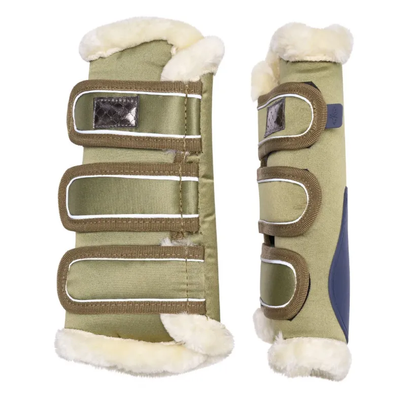 Gutres de dressage HV Polo Wayomi Luxury – Poney – Vert ptrole Offre Spciale