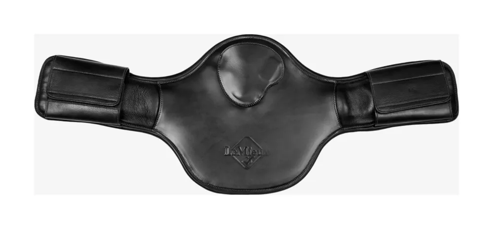 Promotion Sangle courte anatomique LeMieux Gel-Tek avec aimant - 60 cm - Noir