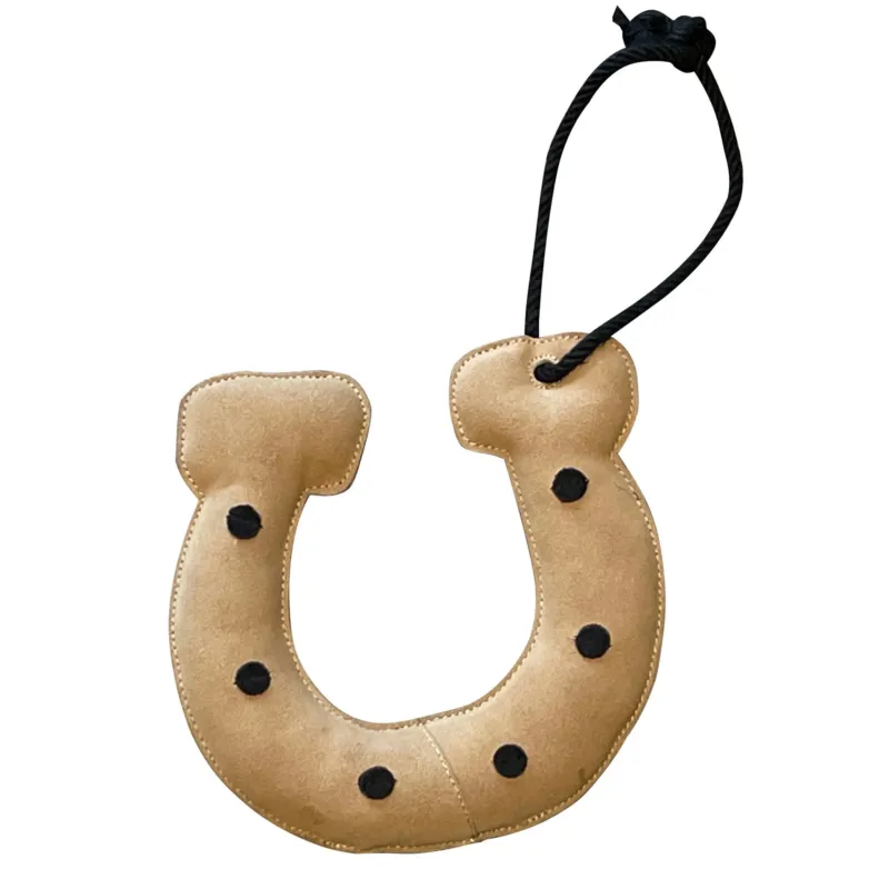 Jouet pour chevaux en cuir Canter - Fer cheval Pas Cher