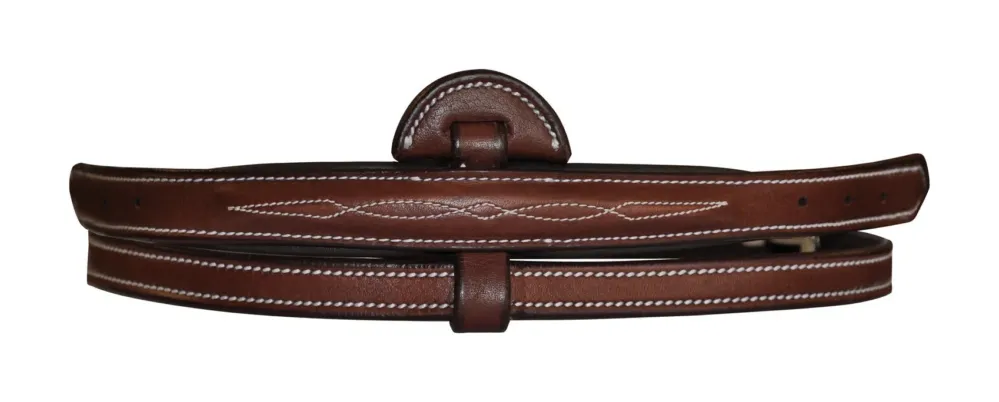 Centre de muserolle Flags & Cup surpique - Cheval - Marron Produit De Marque