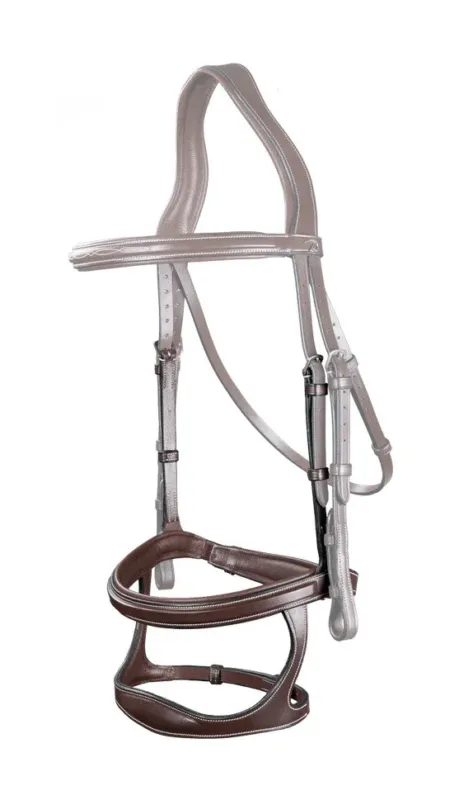 Bon March Double Muserolle US Collection by Dy&rsquo;on – Cheval – Brun