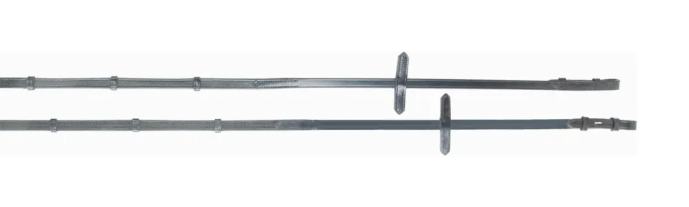Rnes Softy caoutchouc Hunter arrtoirs cuir T de T - Poney 16 mm - Noir Populaire