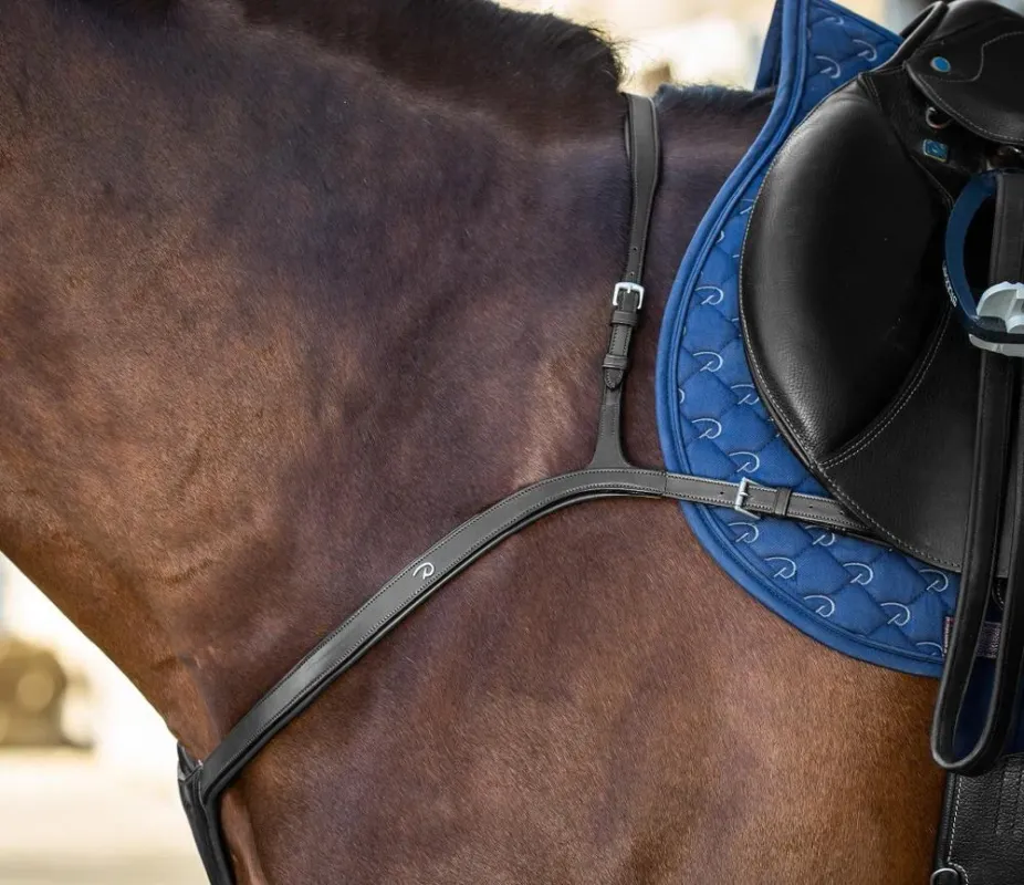 Dernier Modle Collier De Chasse Long Pont New English Collection by Dy'on - Grand cheval - Noir