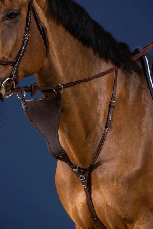 Fourche de martingale pleine lastique New English Collection by Dy'on - Cheval - Brun Rduction