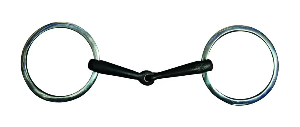 Offre Spciale Mors Jump'In Blue Steel bloqu grands anneaux plats - 135 mm