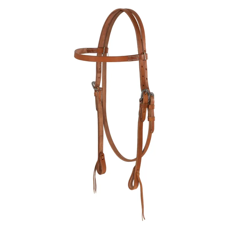 Bridon Lakota en Cuir Lisse Lakota – Marron Retour Gratuit
