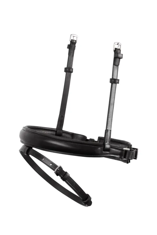 Muserolle combin Montar classic cuir tann – Cheval – Noir Achetez Aujourdhui