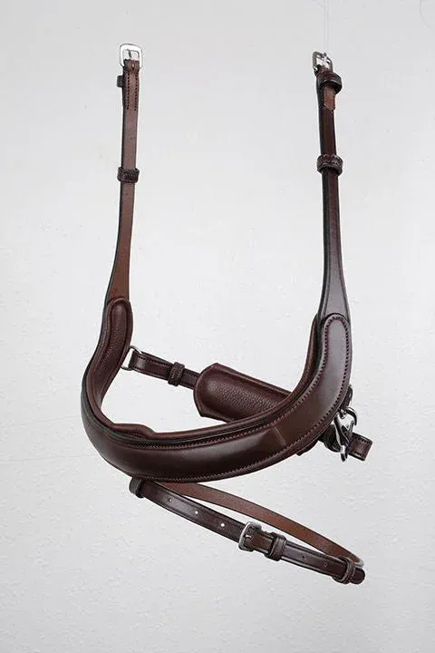 Muserolle Montar Bretagne cuir tann – Poney – Marron Offre Exclusive