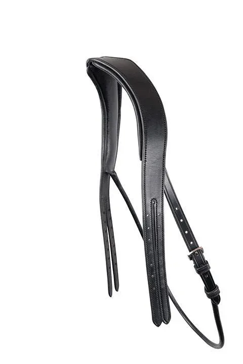 Rduction Ttire Montar anatomique cuir tann sous gorge ronde - Cob - Noir