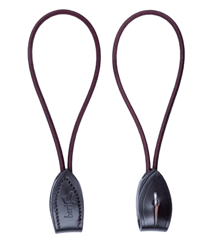 Solde Lanire Pelham cuir longue Beris par 2 – Noir