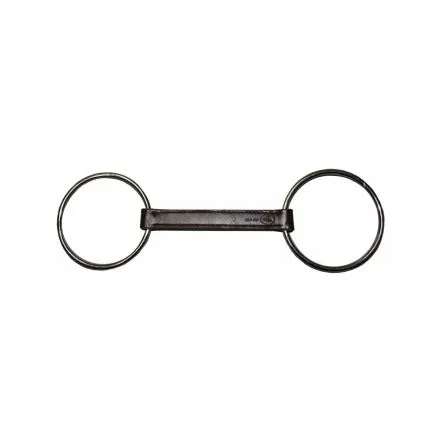 Bon Plan Mors en Cuir Plat Droit grands anneaux Jump In - 125MM - CUIR - 20MM