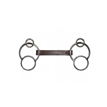 Mors en Cuir Plat Pessoa Jump In - 135MM - CUIR - 20MM Populaire