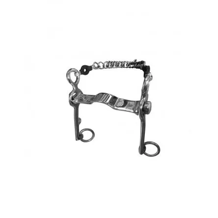 Certifi Mors Pelham Plat Fin Jump In - 135MM - INOX - 20MM