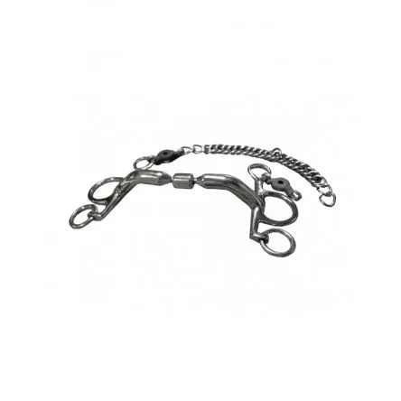 Mors Pelham Bloqu Inox Jump In - 135MM - INOX - 16MM Super Prix