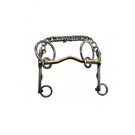 Offre Du Jour Mors Escargot branches 70mm Jump In - 135MM - GERMAN SILVER - 12MM